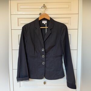 Armani Collezioni Women’s Unstructured Navy Blazer Size 8/IT 44